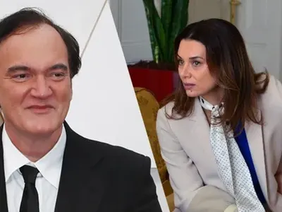 Тарантино ухажвал наша актриса и модел на Лагерфелд (Снимки)