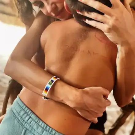 Борил на Диляна Попова с първи татус на гърба