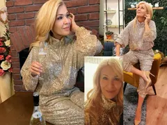 Гала не сваля златен тоалет