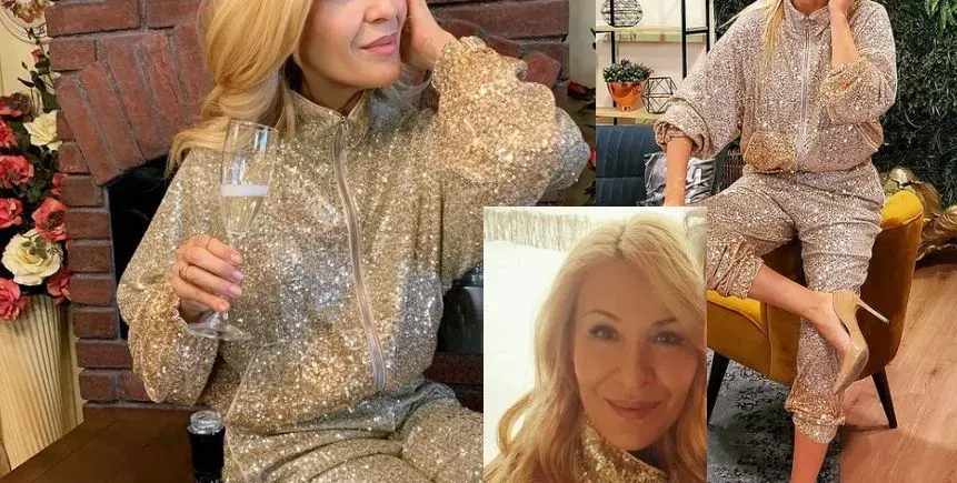 Гала не сваля златен тоалет