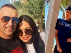 Камбуров купонясва с Преслава (Посрещна фолк певицата у дома на рожден ден)