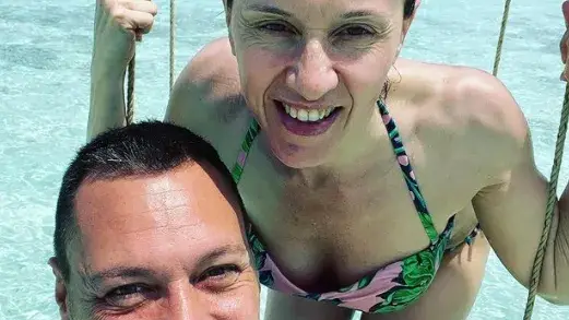 Лео глези семейството с ваканция на Малдивите (Фото от почивката им)