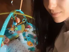 Луиза Григорова и бебето c COVID