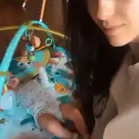 Луиза Григорова и бебето c COVID