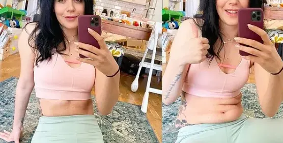 Мона показа целулит и коремче (Фото)