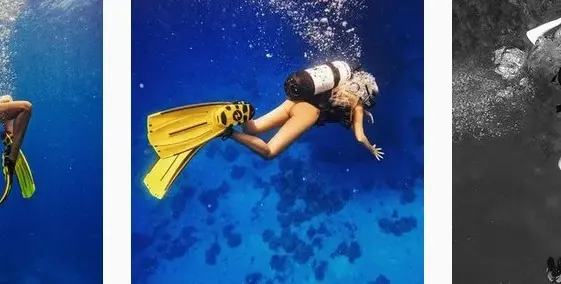 Андреа се гмурка в дълбокото