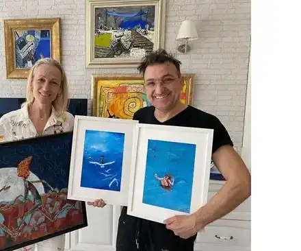 И Неве стана художник! Бившата на Краси Ванков преоткри страстта си към платното в пандемията