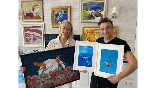 И Неве стана художник! Бившата на Краси Ванков преоткри страстта си към платното в пандемията