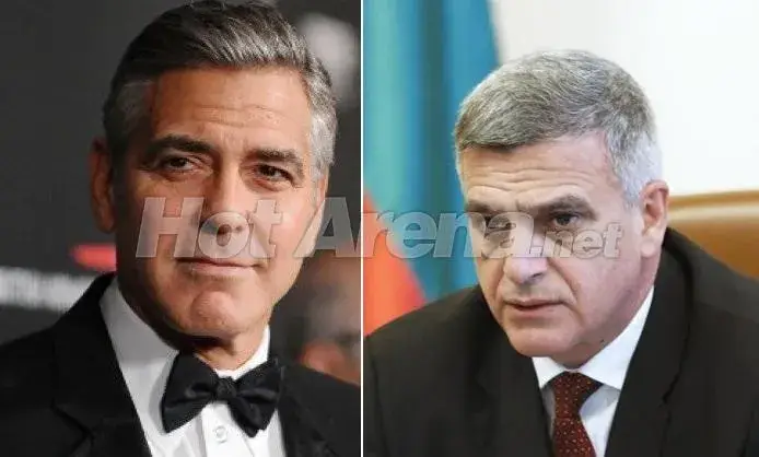 Служебният премиер Стефан Янев - двойник на Джордж Клуни