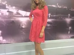 Деси Банова пак застава пред синоптичната карта
