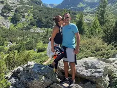 Живко на поход с щерката на Боби Михайлов (Снимка)