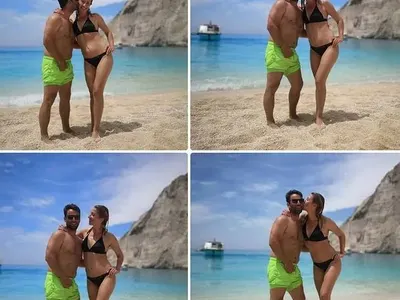 Караджов от „Бригада нов дом“ отмаря в Гърция (СНИМКИ по бански)