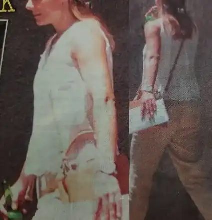 Карина Караньотова се налива с бира в жегите