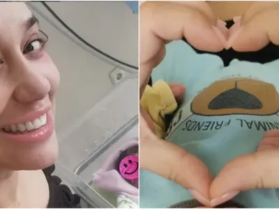 Мария Илиева с помощник за бебе номер две