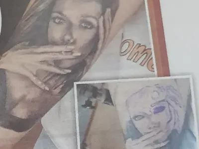 Обсебена от Диона фенка си я татуира върху… (СНИМКА)