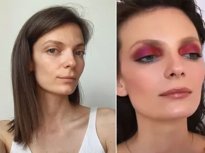 Вижте Нора Шопова преди и след грима (ФОТО)