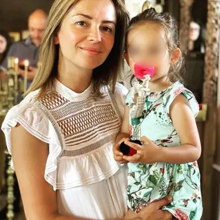 Вики Терзийска кръсти дъщеря си