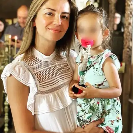 Вики Терзийска кръсти дъщеря си