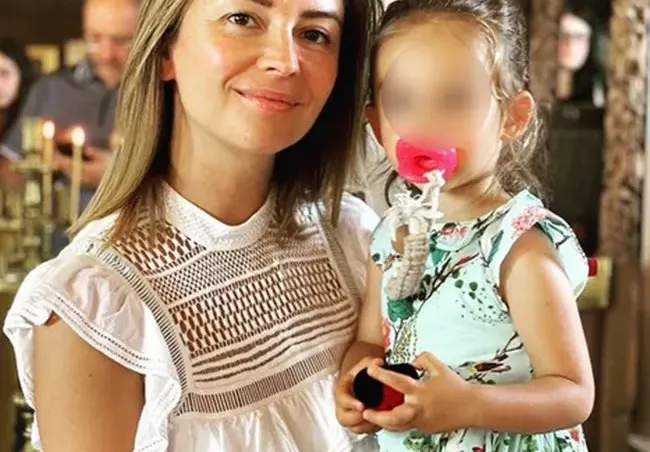 Вики Терзийска кръсти дъщеря си