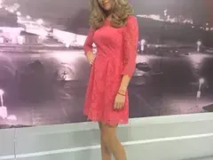 Деси Банова пак застава пред синоптичната карта