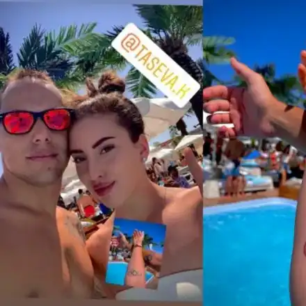 Катрин Тасева и Антъни заедно на море