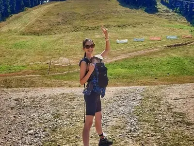 Луиза Григорова заведе бебето на планина