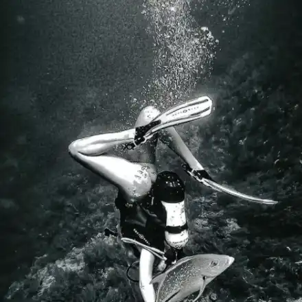 Андреа се гмурка със застрашени видове