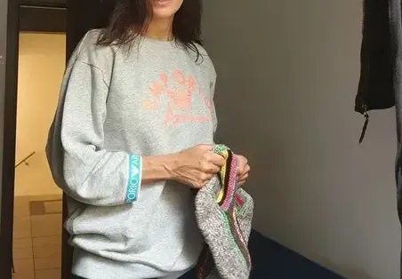 Яна Маринова репетира с вълнени чорапи