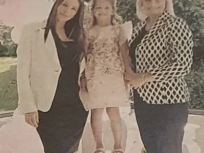 Коко Динев отсвири кръщенето на дъщеря си Мира (Фото)