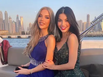 Мегз пори вълните в Дубай! Има си нова приятелка