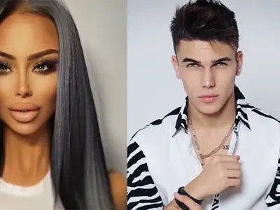 Не чалга баба, а засукана брюнетка заби Денис Теофиков (Снимки в галерията)