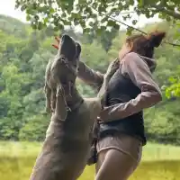 Нина Николина и Галя от „Сатен“ катерят планини с куче! (СНИМКИ)