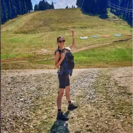 Сбъдната мечта! Луиза Григорова заведе сина си в планината (ФОТО)