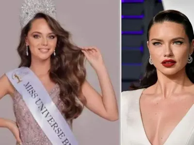 Адриана Лима впечатлена от красотата на Мис България! Посрещнаха Елена Данова като победител