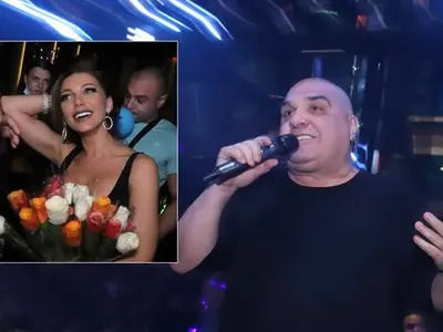 Две вселени, два свята: Фънки и Емануела на една сцена в чалготека (СНИМКИ)