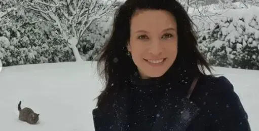 Яна Маринова пусна котето в снега