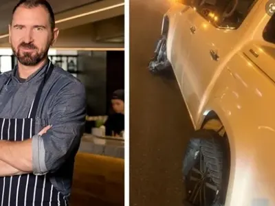 Жената на Андре Токев нарязала гумите на пикапа му, за да не кара пиян