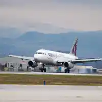 Кацна първият самолет на Qatar Airways по директната линия Доха-София