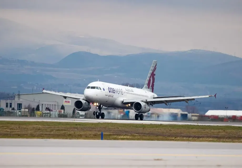 Кацна първият самолет на Qatar Airways по директната линия Доха-София
