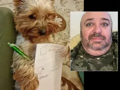 Кучето на Любо Нейков пише домашните на дъщеря му