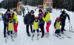 Чалгата яхна ските: Коцето и синът му фучат по пистите, Джена се пази заради бременността (СНИМКИ)