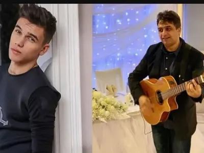 Денис Теофиков грейна на красива картина! Неизвестен автор увековечи певеца