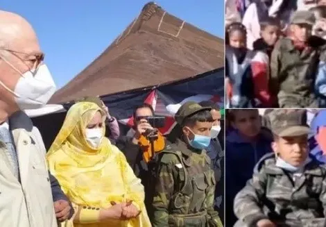 Дете войник от Полисарио опетни посещението на Мистура в Тиндуф