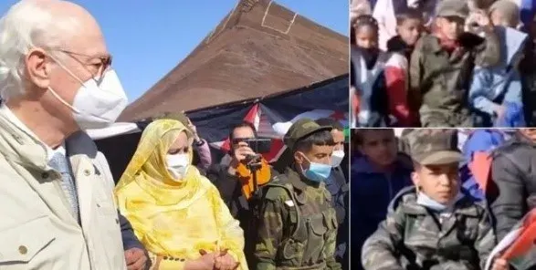 Дете войник от Полисарио опетни посещението на Мистура в Тиндуф