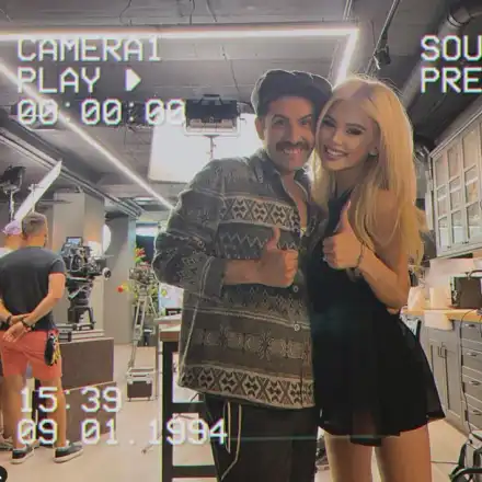 Лидия с роля във филма за Бай Иван