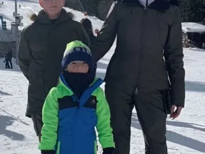 Галена на семейна ваканция в планината