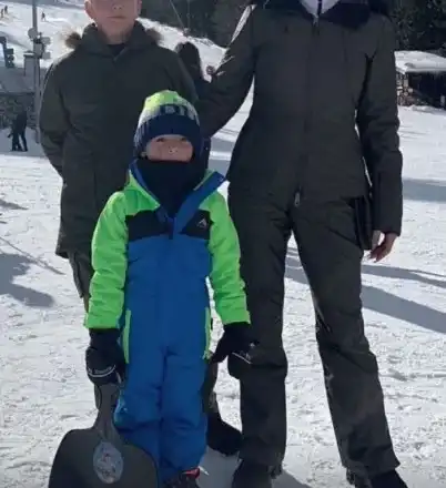 Галена на семейна ваканция в планината