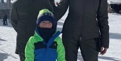 Галена на семейна ваканция в планината