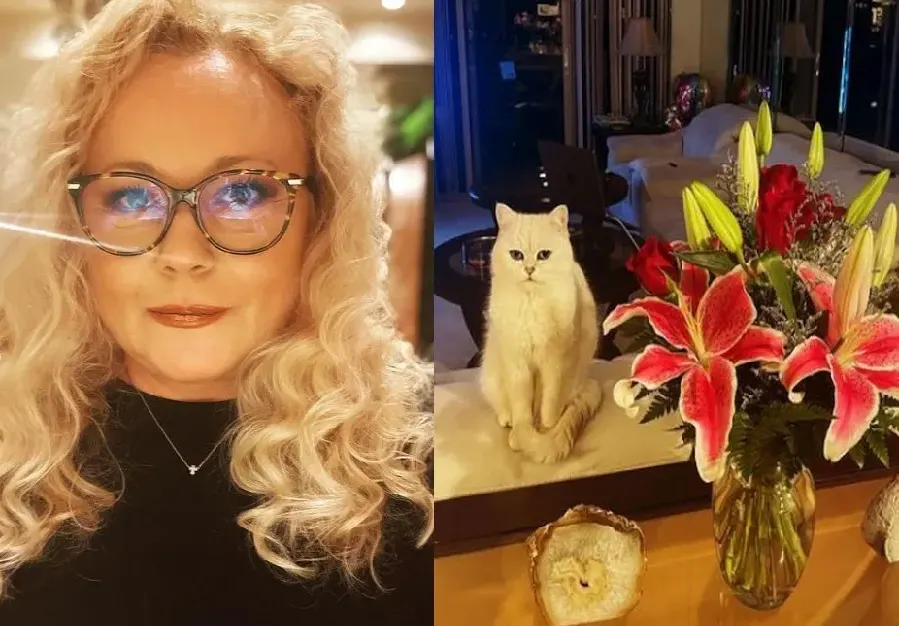 Наталия Симеонова празнува ЧРД с бяла котка