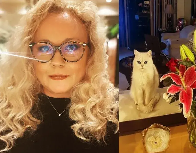 Наталия Симеонова празнува ЧРД с бяла котка